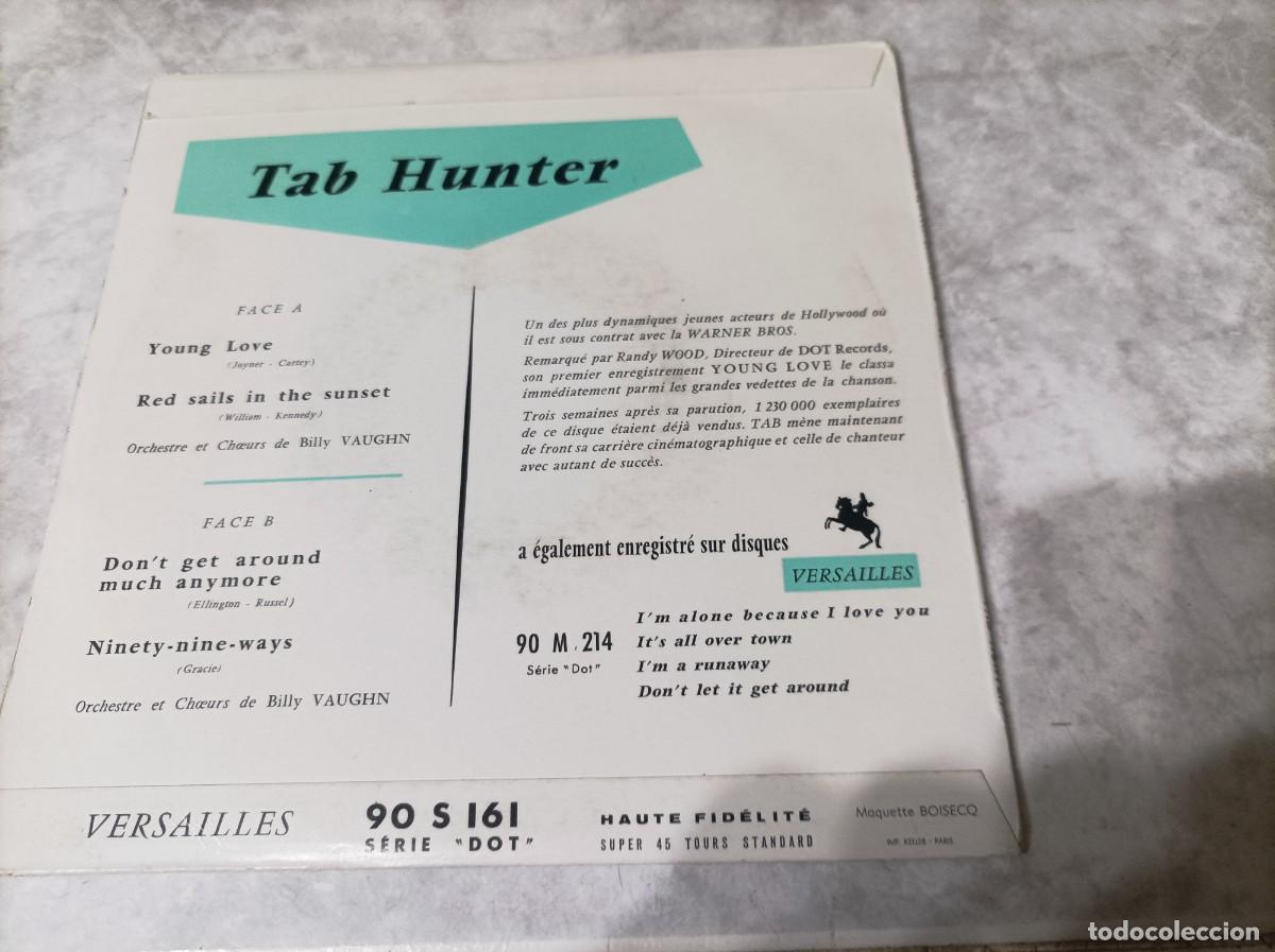 Discos de vinilo: Tab Hunter ep original - Foto 2