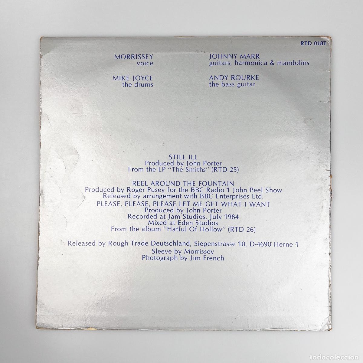 Discos de vinilo: MAXI LP. The Smiths. Still Ill (VG/VG) - Foto 2