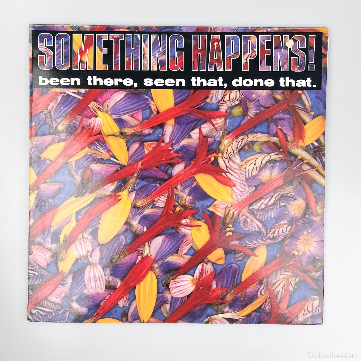 Discos de vinilo: LP. Something Happens! Been There, Seen That, Done That (G+/VG+) - Foto 1