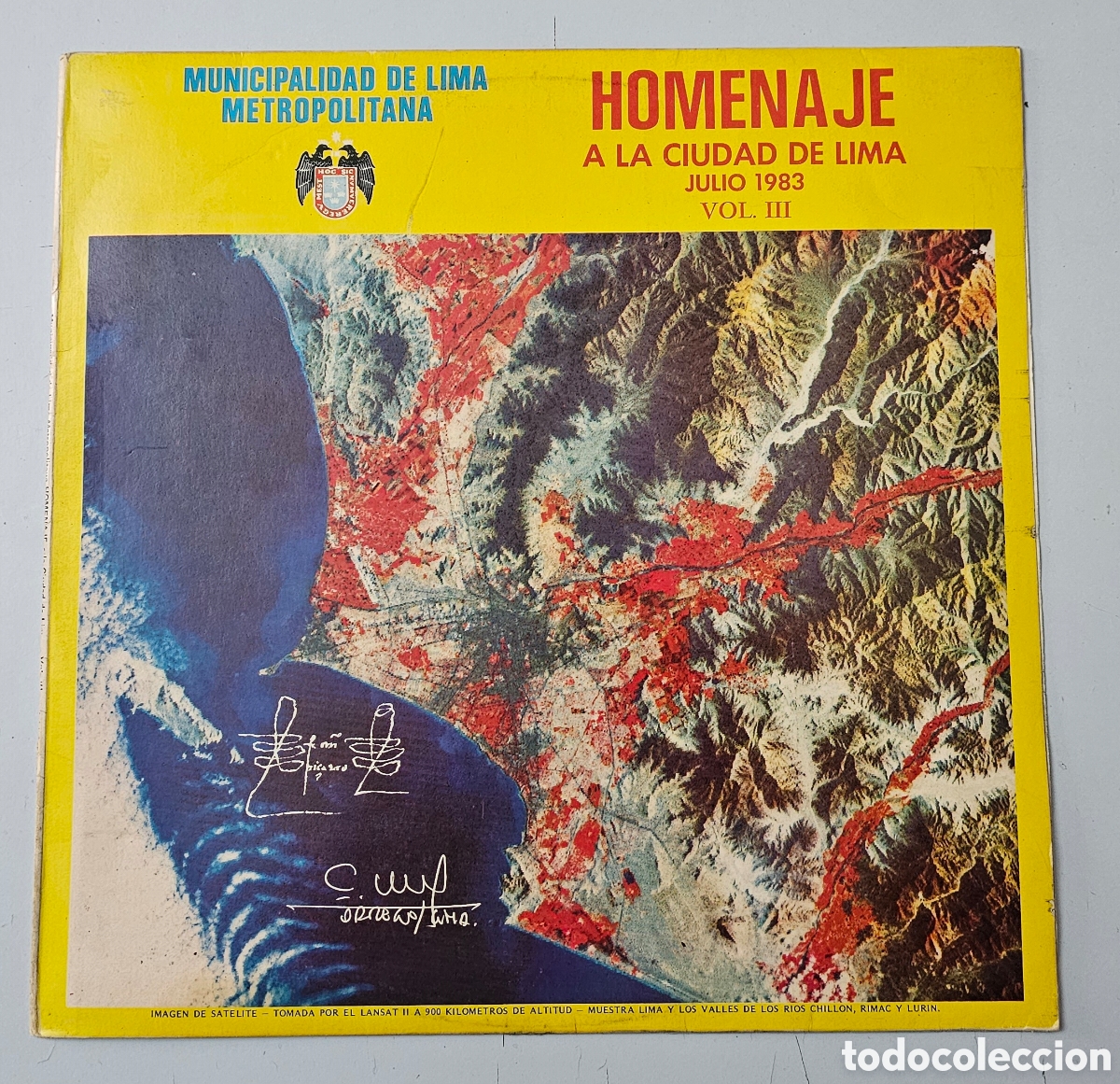 Vinyl records: LP MUNICIPALIDAD DE LIMA METROPOLITANA - Homenaje a la ciudad de Lima Vol.3 (Per&uacute; Privado 1983)