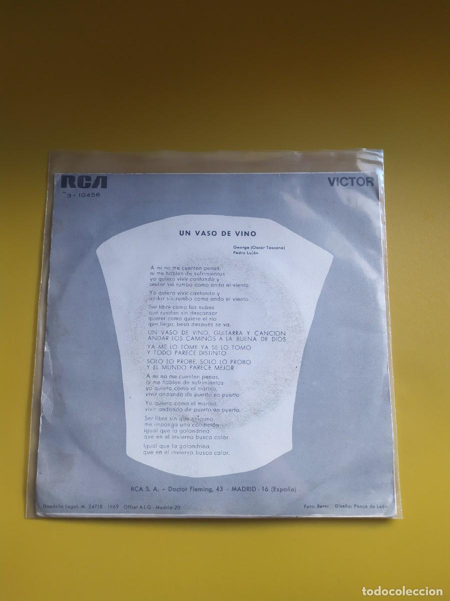 Discos de vinilo: Henry Stephen - Un vaso de vino / Stella 1969 - Foto 2