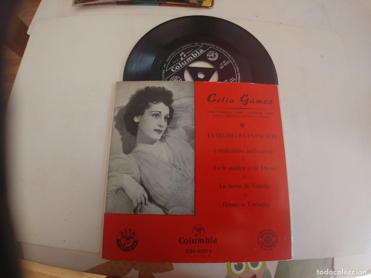 Discos de vinilo: CELIA GAMEZ-EP LA HECHICERA EN PALACIO - Foto 1