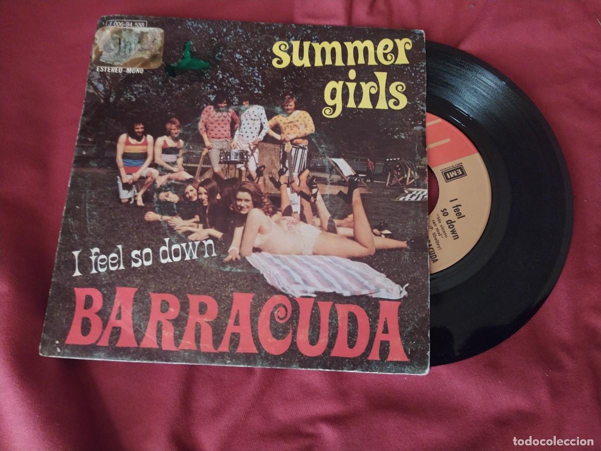 Discos de vinilo: BARRACUDA, single SUMMER GIRLS (EMI 1973, - Foto 1