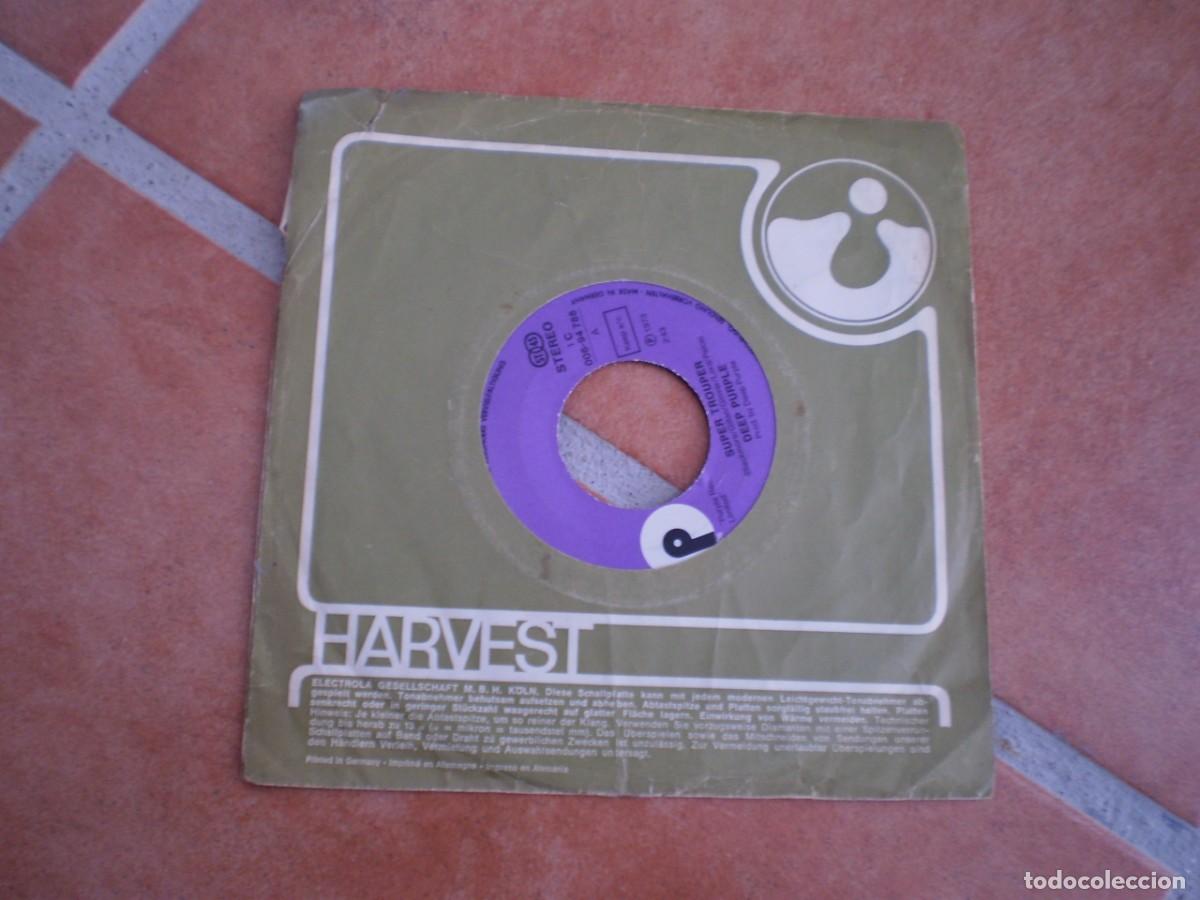 Discos de vinilo: SINGLE DEEP PURPLE. SUPER TROUPER + BLOOD SUCKER. - Foto 1