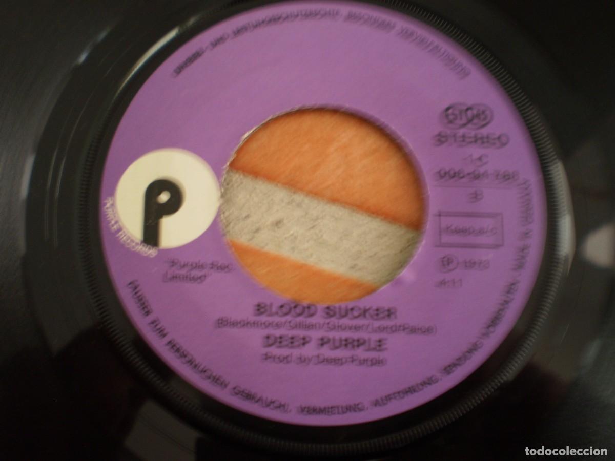 Discos de vinilo: SINGLE DEEP PURPLE. SUPER TROUPER + BLOOD SUCKER. - Foto 2
