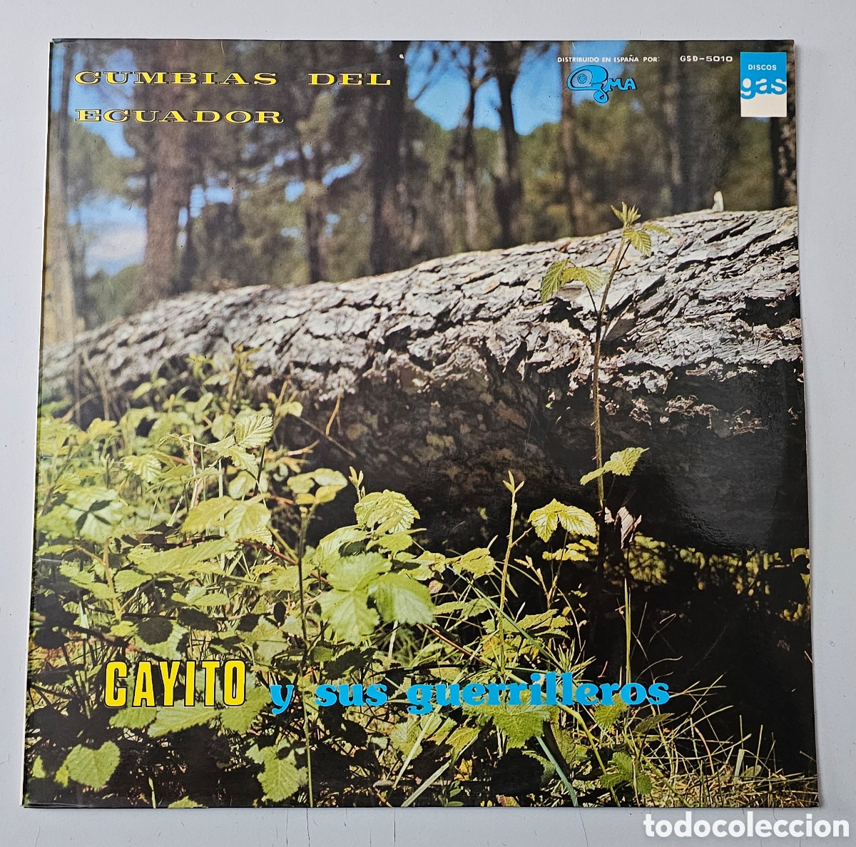 Vinyl records: LP CAYITO Y SUS GUERRILLEROS - Cumbias del Ecuador (Espa&ntilde;a - Discos Gas/GMA - 1973) MUY RARO