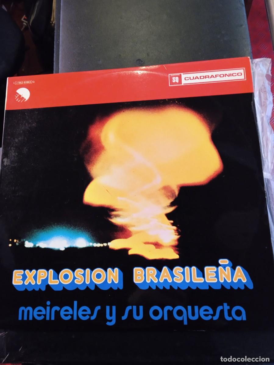 Discos de vinilo: MEIRELES Y SU ORQUESTA- EXPLOSI&Oacute;N BRASILE&Ntilde;A. LP - Foto 1