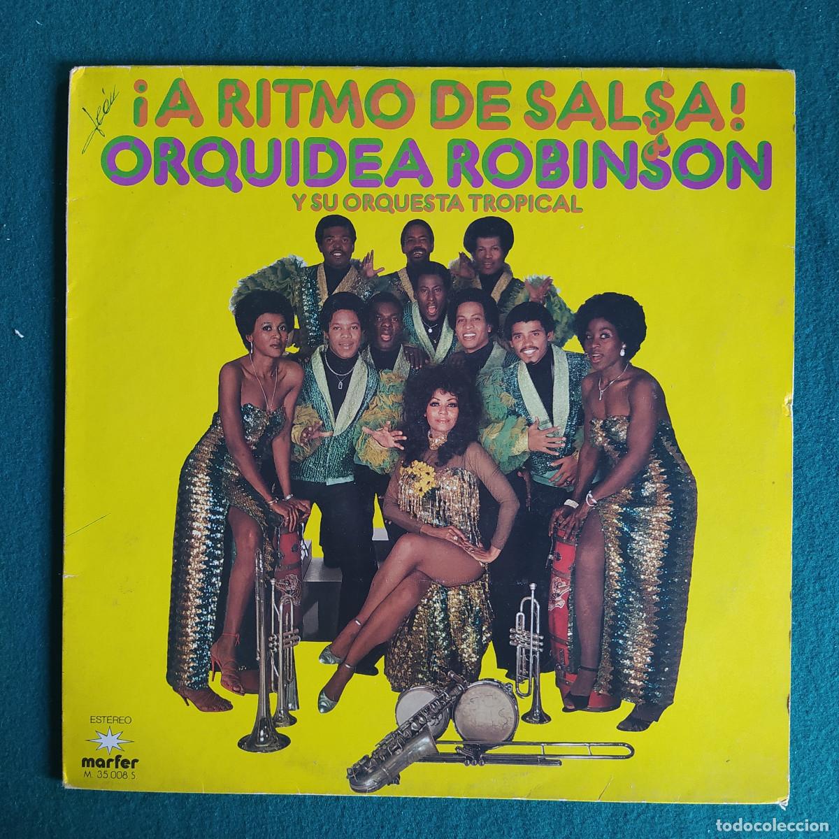 Discos de vinilo: Orquidea Robinson Y Su Orquesta Tropical &ndash; &iexcl;A Ritmo De Salsa! - Foto 1