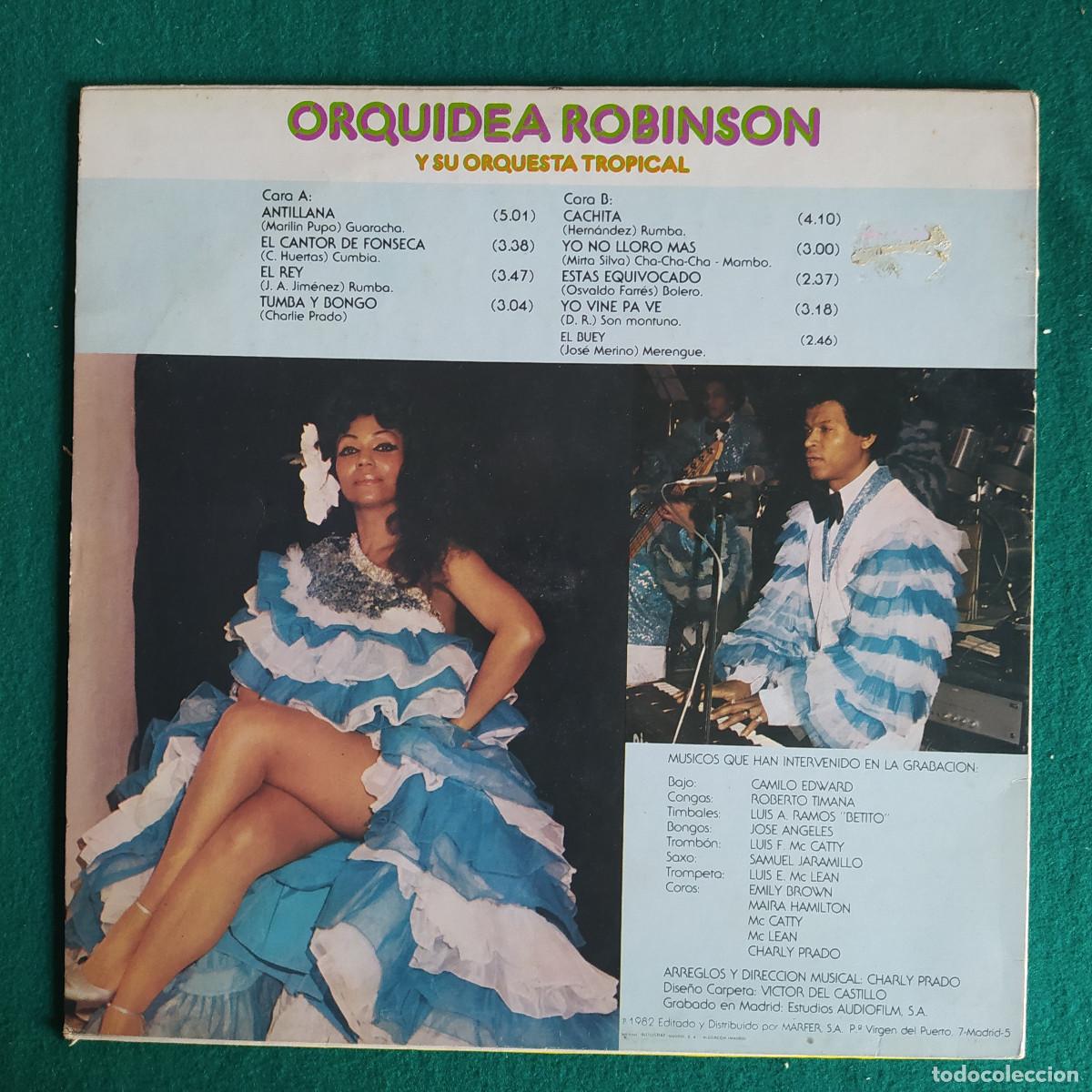 Discos de vinilo: Orquidea Robinson Y Su Orquesta Tropical &ndash; &iexcl;A Ritmo De Salsa! - Foto 2