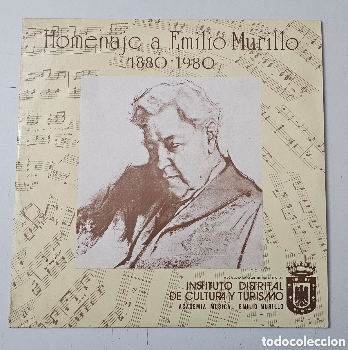 Vinyl records: LP HOMENAJE A EMILIO MURILLO 1880-1980 (Colombia - Privado -1980) Bambuco Pasillo