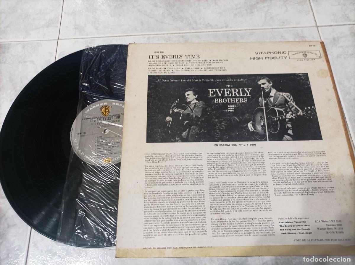 Discos de vinilo: The Everly Brothers lp Mexico - Foto 2