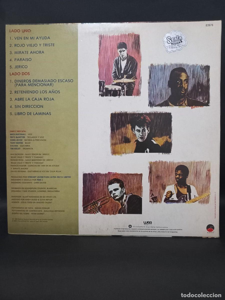 Discos de vinilo: SIMPLY RED - LIBRO DE L&Aacute;MINAS / 83976 A - 1985 - Foto 2