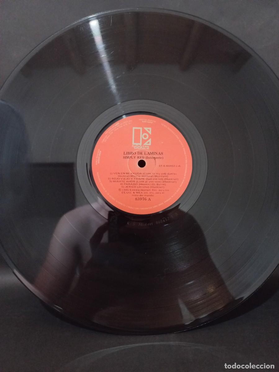 Discos de vinilo: SIMPLY RED - LIBRO DE L&Aacute;MINAS / 83976 A - 1985 - Foto 3