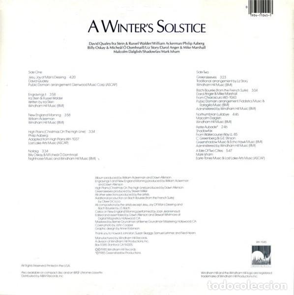 Discos de vinilo: Windham Hill Artists &ndash; A Winters Solstice - Foto 2