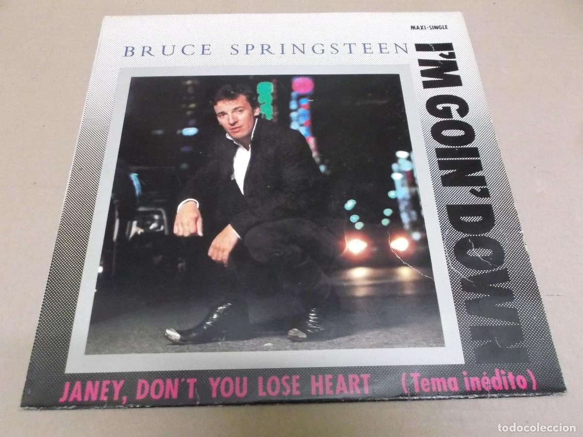 Discos de vinilo: BRUCE SPRINGSTEEN (MX) IM GOING DOWN (3 TRACKS) A&Ntilde;O 1985 - Foto 1