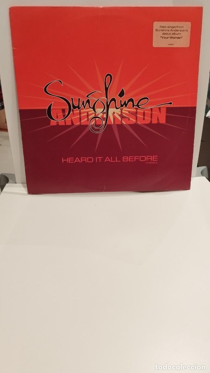 Discos de vinilo: Sunshine Anderson &ndash; Heard It All Before.Vinilo Maxi Single - Foto 1