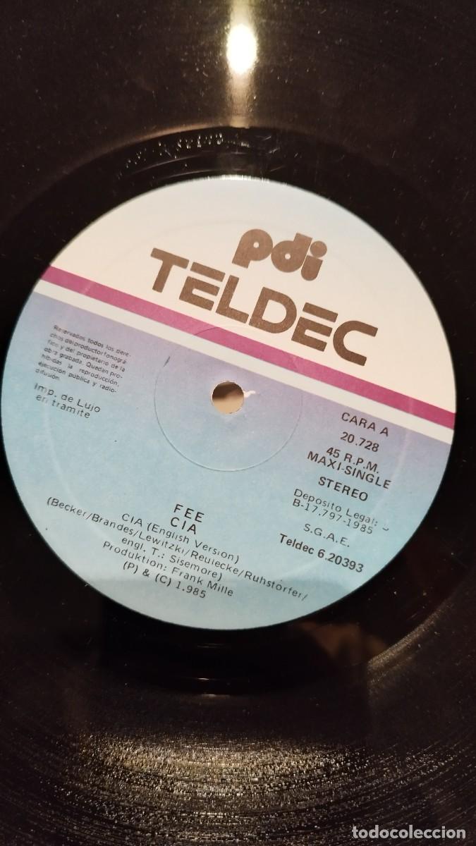 Discos de vinilo: FEE &ndash; CIA.Vinilo Maxi Single - Foto 2
