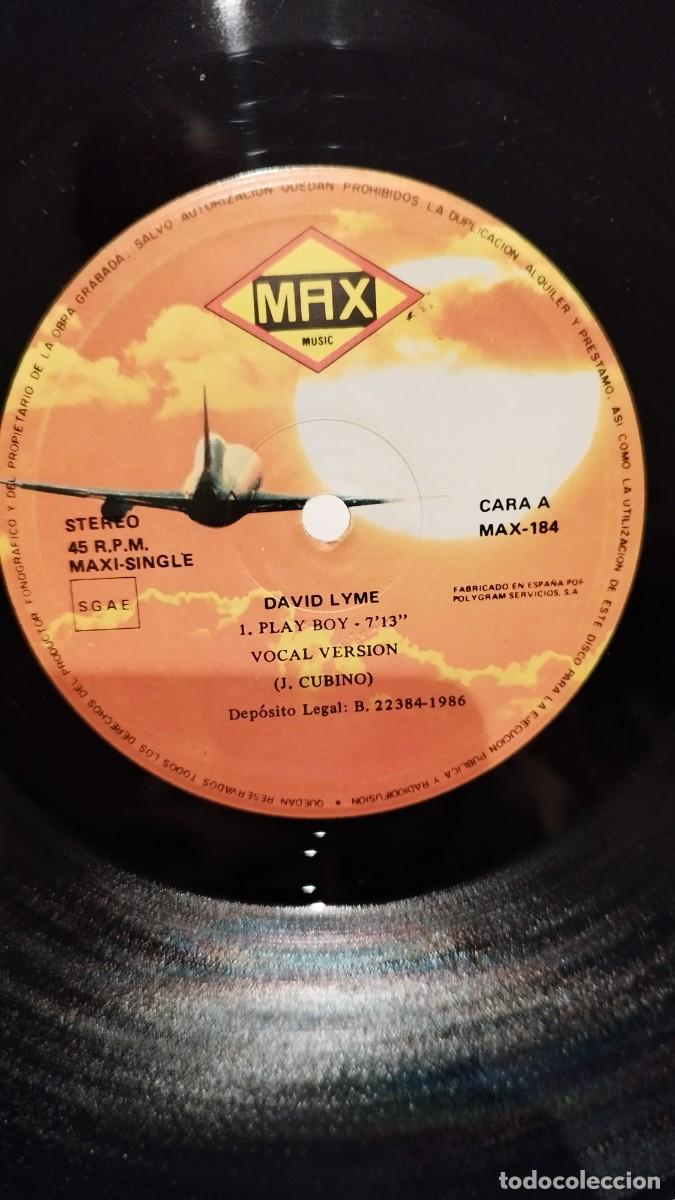 Discos de vinilo: David Lyme &ndash; Playboy.Vinilo Maxi Single.Italo-disco - Foto 3