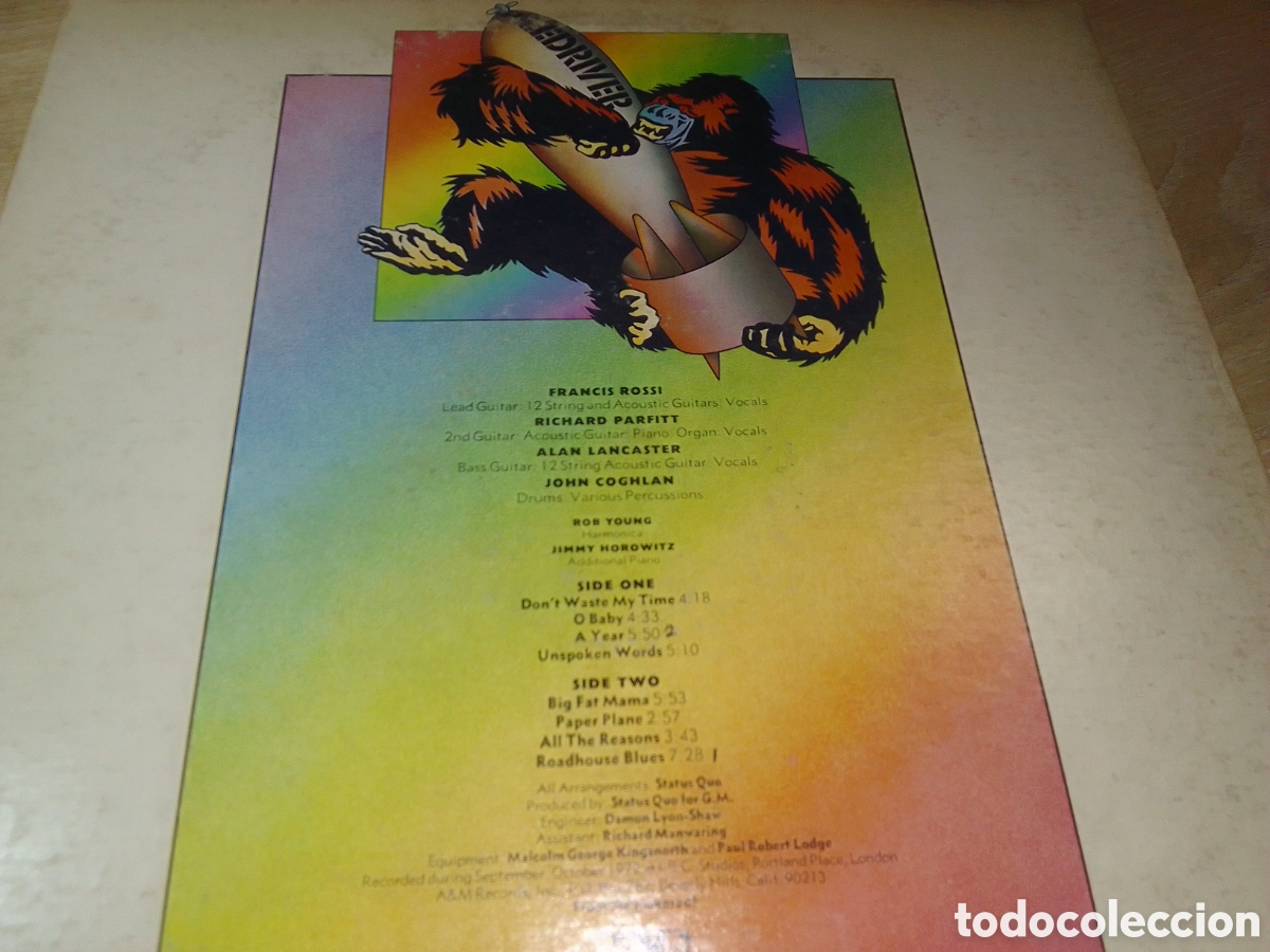 Discos de vinilo: STATUS QUO PILEDRIVER - Foto 2