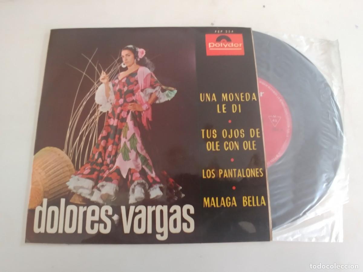 Discos de vinilo: DOLORES VARGAS-EP UNA MONEDA LE DI +3 - Foto 1