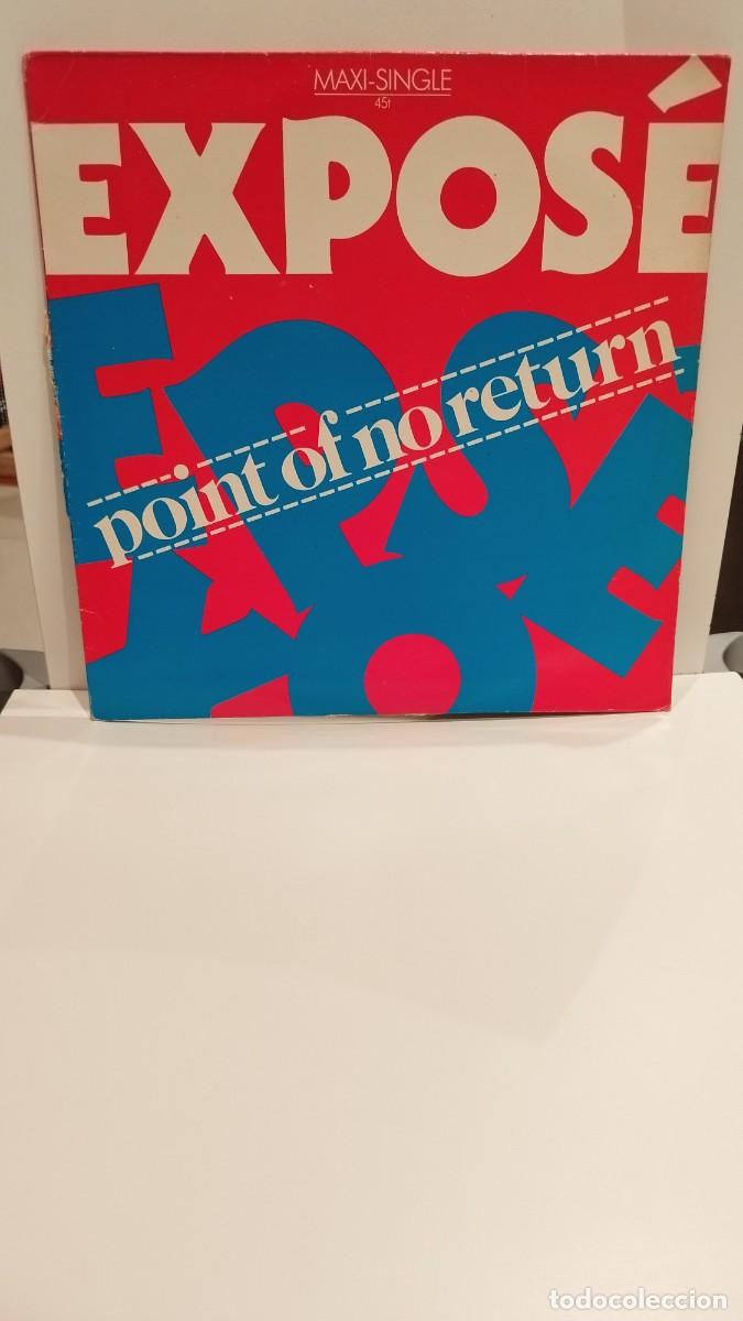 Discos de vinilo: Expos&eacute; &ndash; Point Of No return.Vinilo Maxi Single - Foto 1