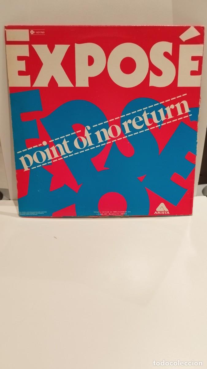Discos de vinilo: Expos&eacute; &ndash; Point Of No return.Vinilo Maxi Single - Foto 4