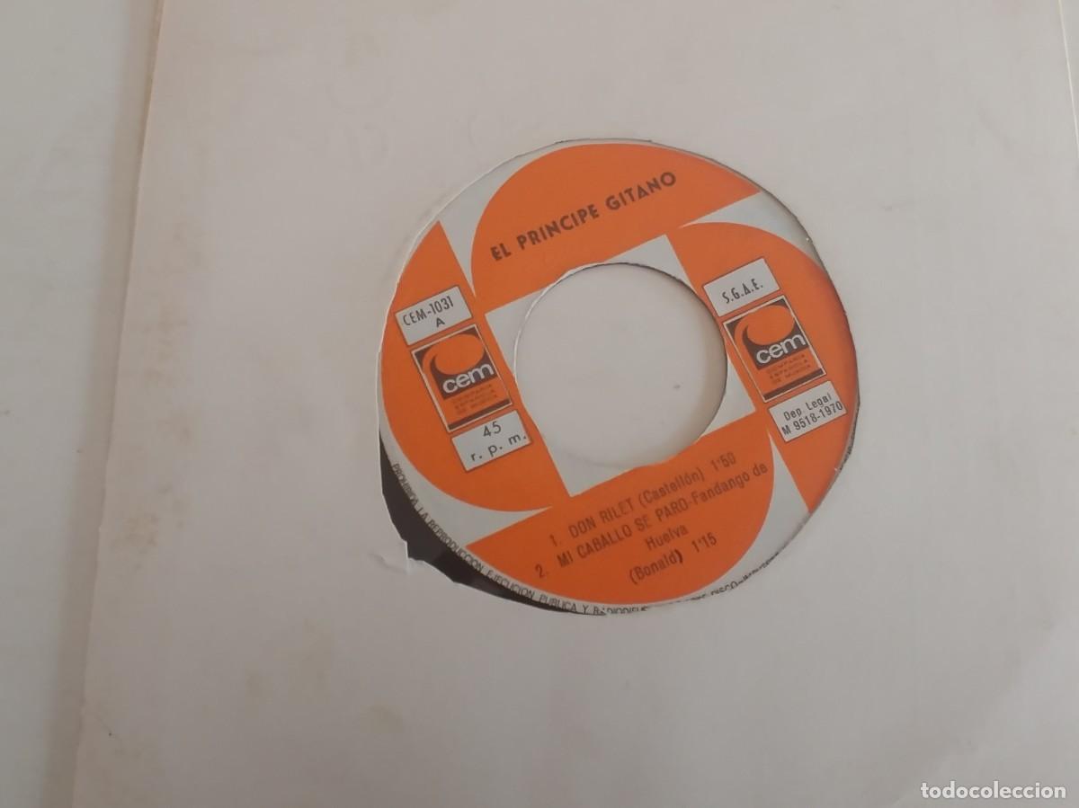 Discos de vinilo: EL PRINCIPE GITANO-EP DON RILET +3-SIN FUNDA - Foto 2