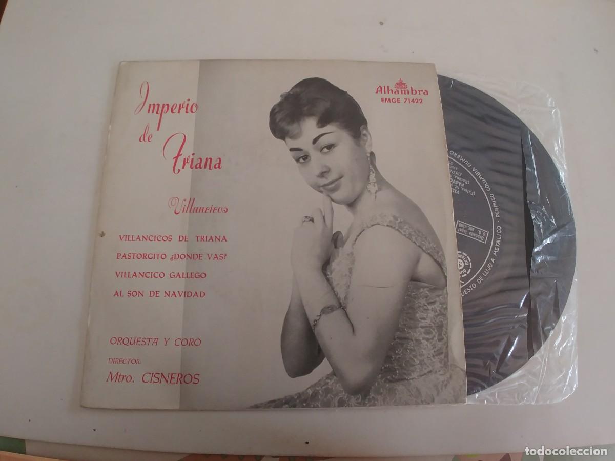 Discos de vinilo: IMPERIO DE TRIANA-EP VILLANCICOS - Foto 1