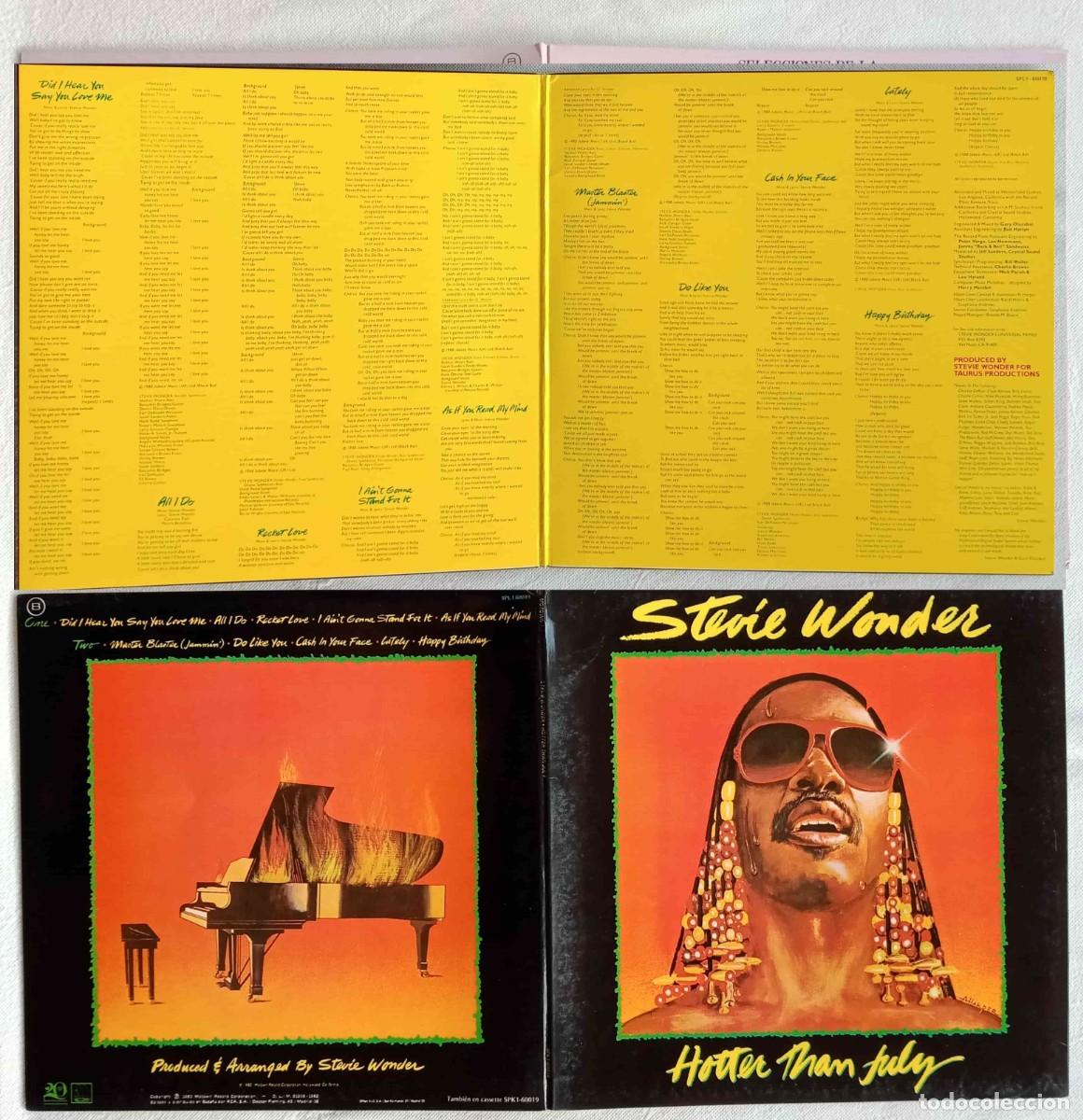 Discos de vinilo: STEVIE WONDER - 4 discos LPs - Foto 1