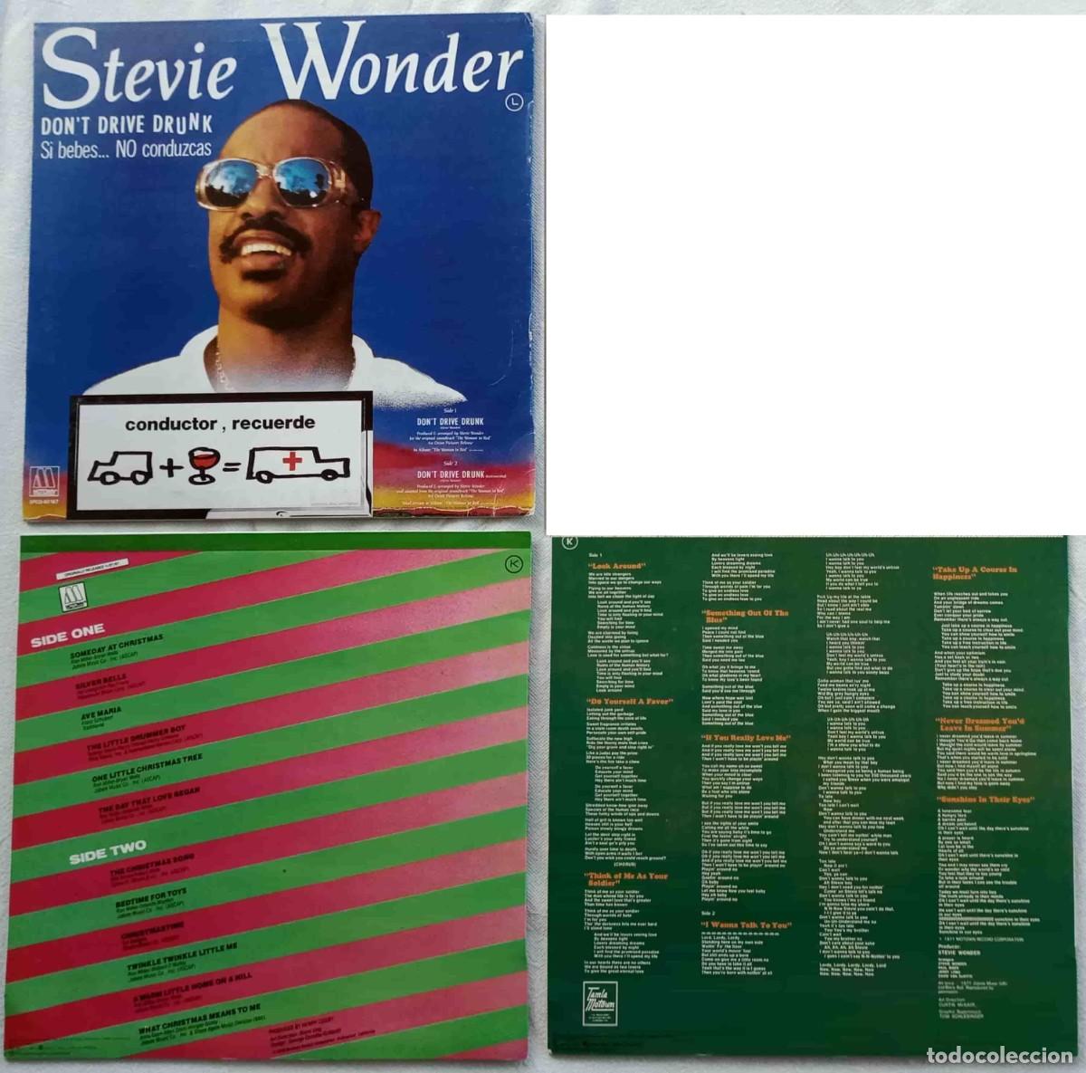 Discos de vinilo: STEVIE WONDER - 4 discos LPs - Foto 3