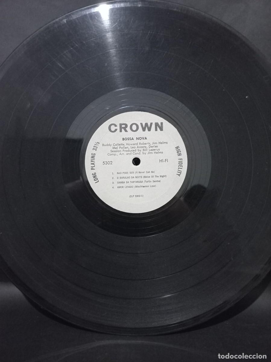 Discos de vinilo: CROWN - BOSSA NOVA / CLP 5302-1 - Foto 3