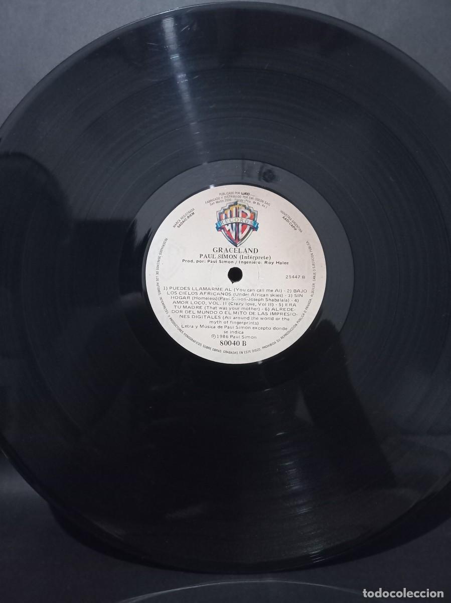 Discos de vinilo: PAUL SIMON - GRACELAND / 80040 - 1986 - Foto 3