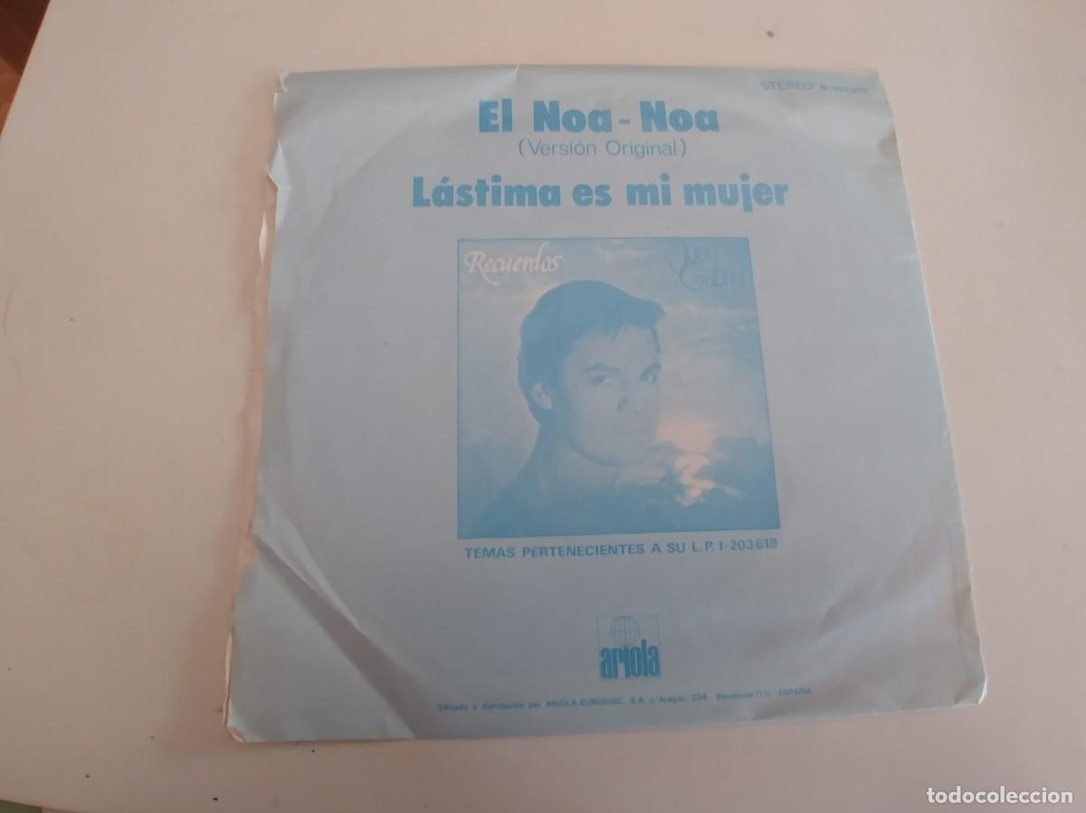 Discos de vinilo: JUAN GABRIEL-SINGLE EL NOA NOA - Foto 2