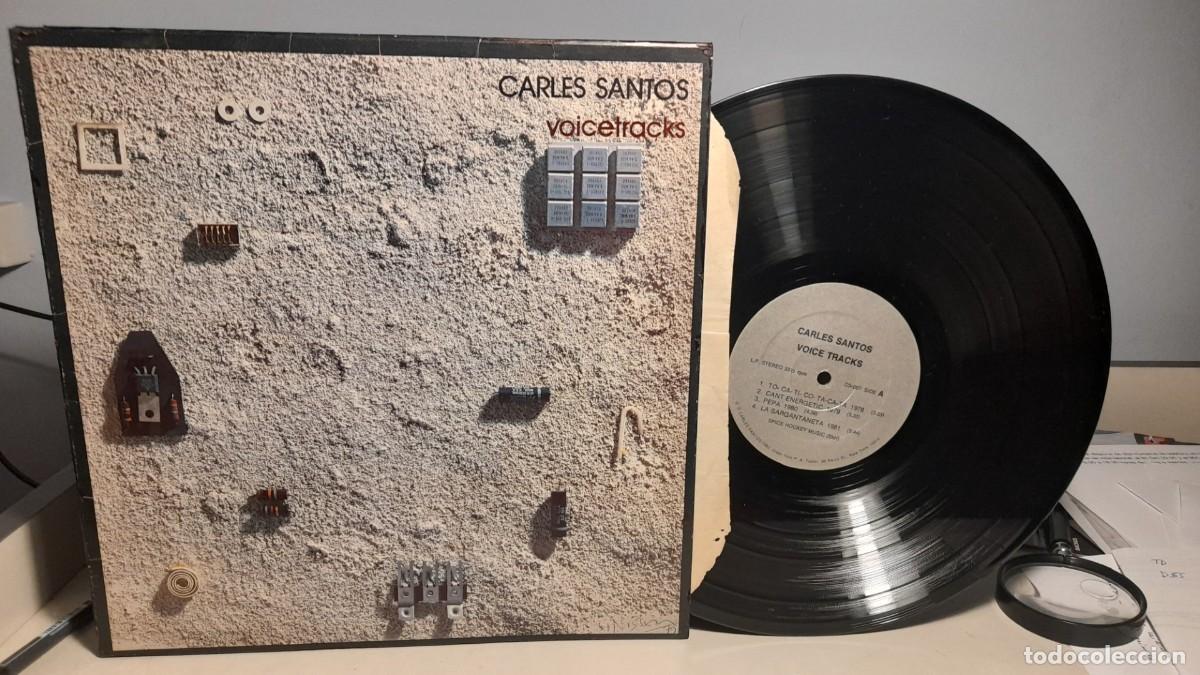 Discos de vinilo: LP CARLES SANTOS : VOICETRACKS - Foto 1