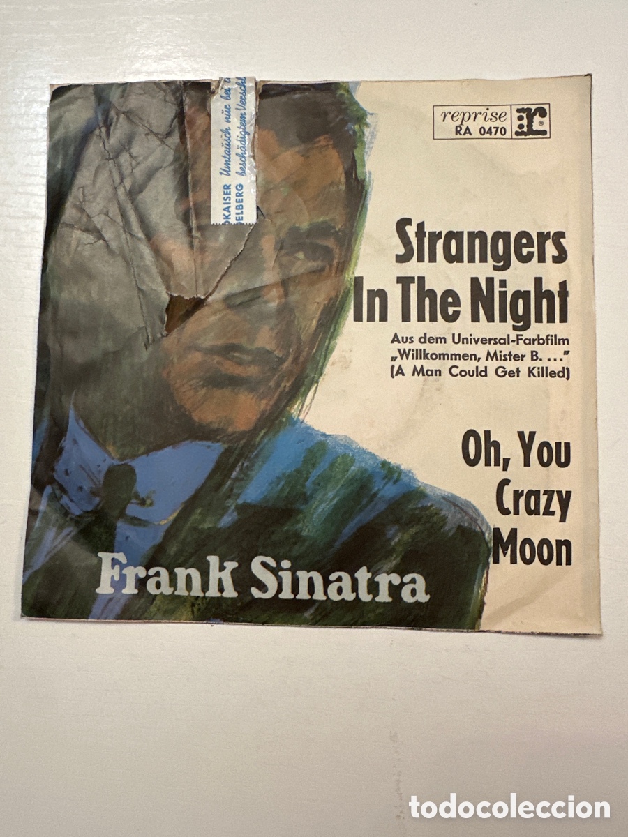 Discos de vinilo: FRANK SINATRA - STRANGERS IN THE NIGHT - SINGLE - 1966 - Foto 3