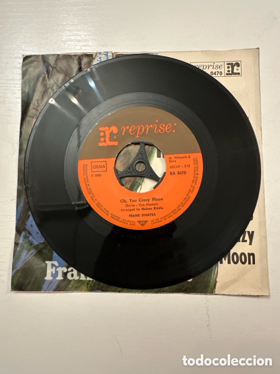 Discos de vinilo: FRANK SINATRA - STRANGERS IN THE NIGHT - SINGLE - 1966 - Foto 8