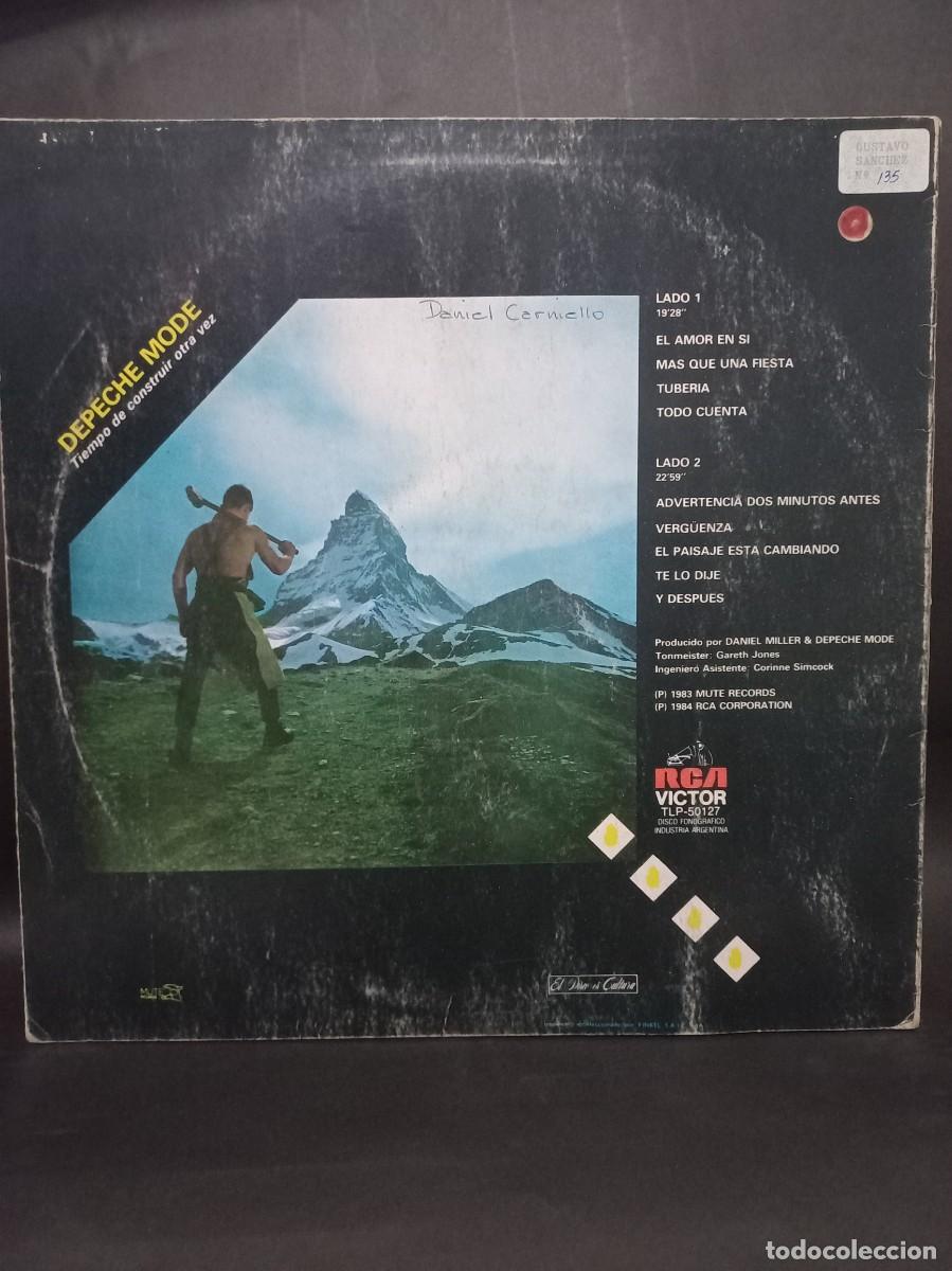 Discos de vinilo: DEPECHE MODE - CONSTRUCTION TIME AGAIN / TLP-50127 - 1984 - Foto 2