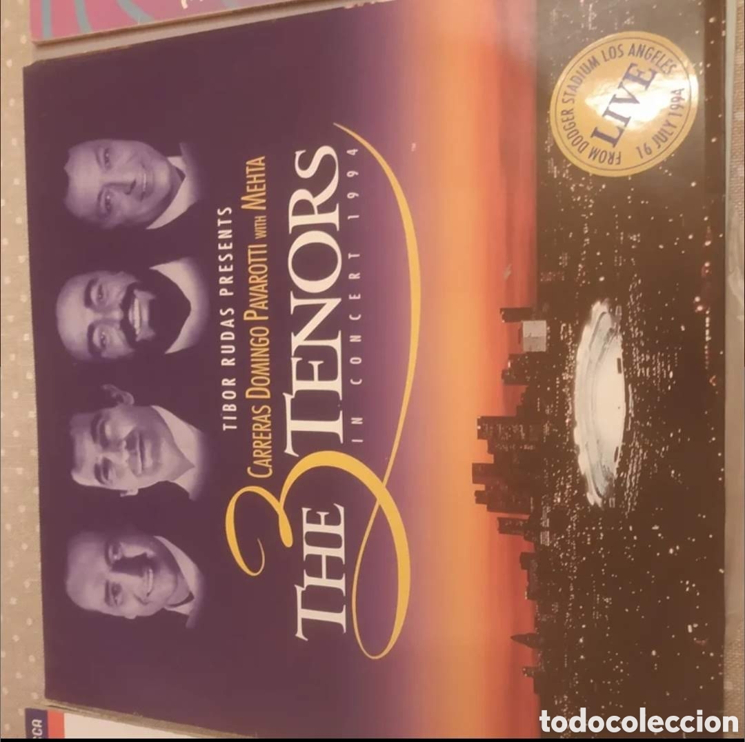 Vinyl records: Vinilo Tres Tenores- Pavarotti