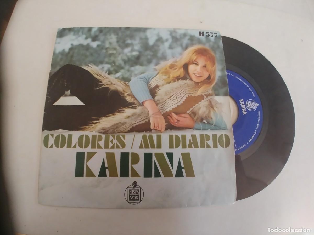 Discos de vinilo: KARINA-SINGLE COLORES - Foto 1