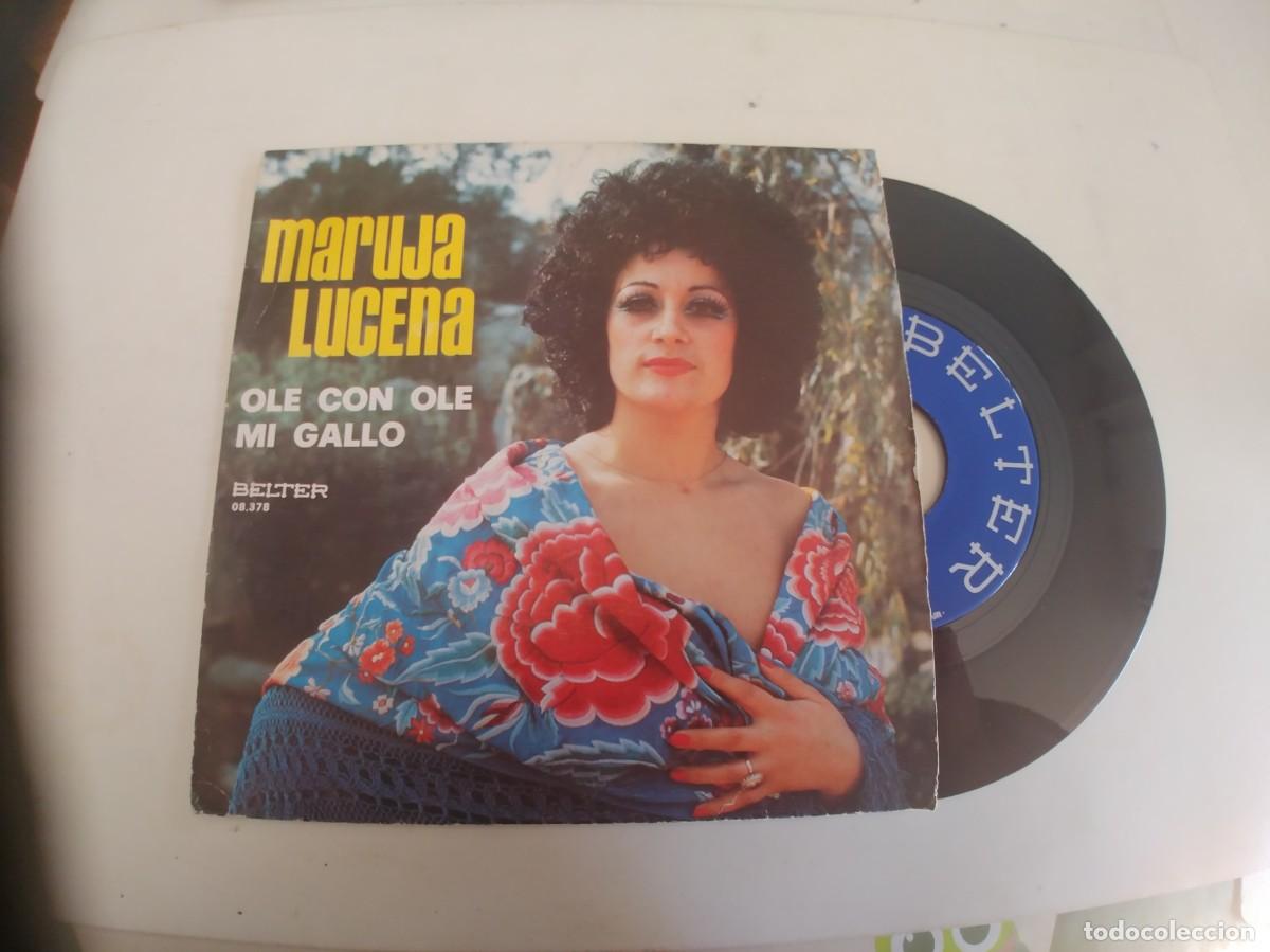 Discos de vinilo: MARUJA LUCENA-SINGLE OLE CON OLE - Foto 1