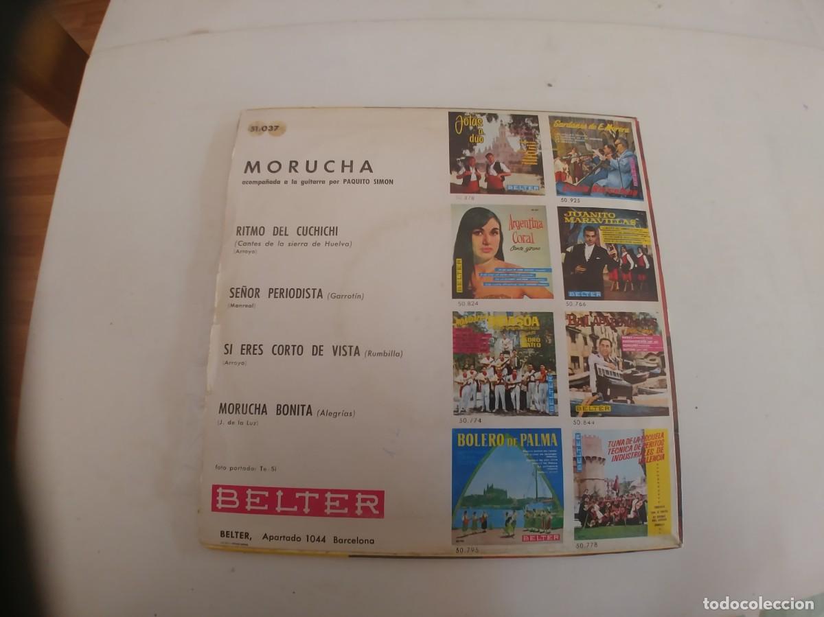 Discos de vinilo: MORUCHA-EP RITMO DEL CUCHI CHI +3 - Foto 2