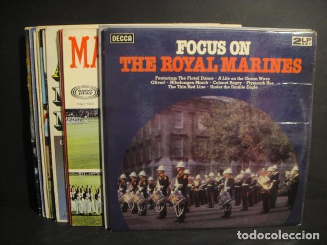 Discos de vinilo: 18 discos lp de marchas militares