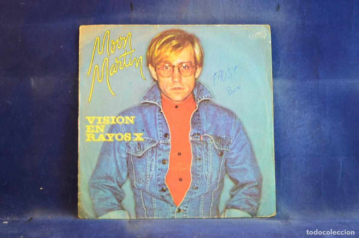 Discos de vinilo: MOON MARTIN - X-RAY VISION - DEEPER - SINGLE - Foto 1