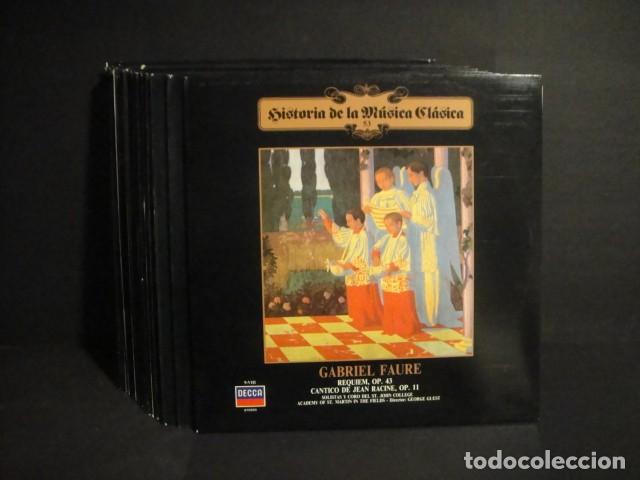 Discos de vinilo: historia de la musica clasica - lote de 26 lp - editorial planeta - discos nuevos
