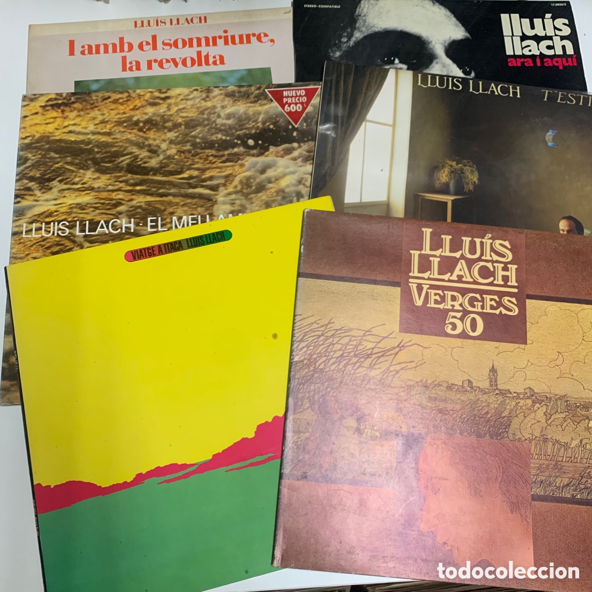 Discos de vinilo: Lote 6 lps de lluis llach - Foto 1