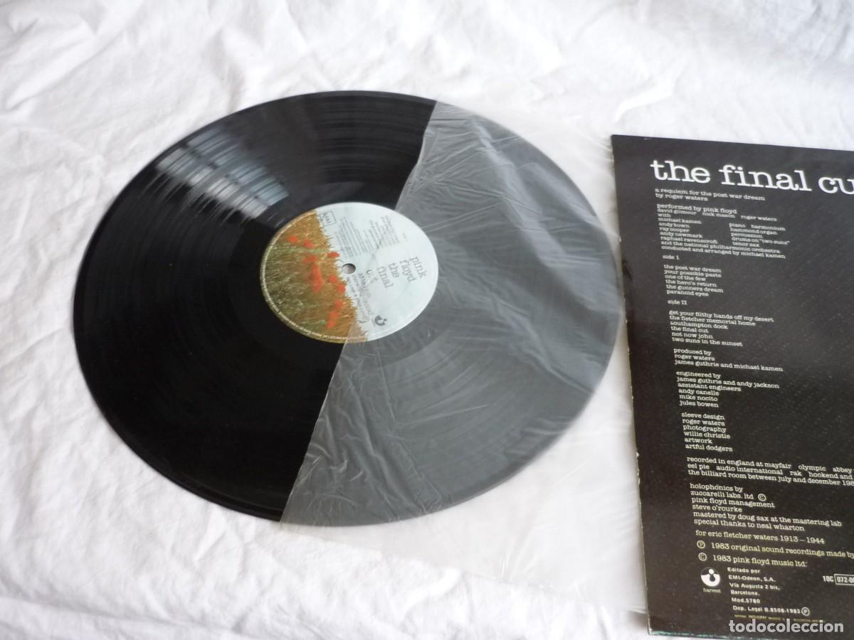 Discos de vinilo: LP vinilo Pink Floyd The final cut 1983 - Foto 4