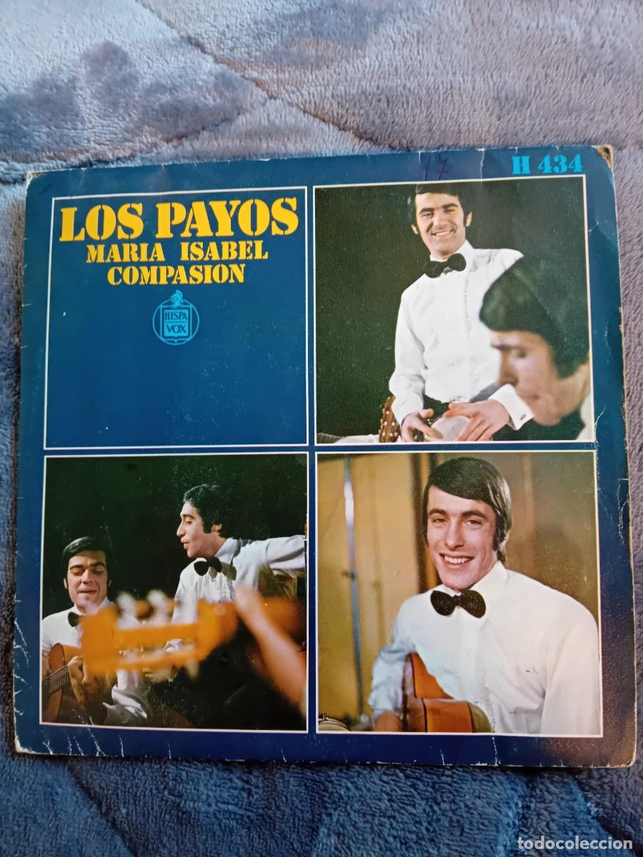 Discos de vinilo: VINILO SINGLE DE LOS PAYOS. MARIA ISABEL. 1969. - Foto 1