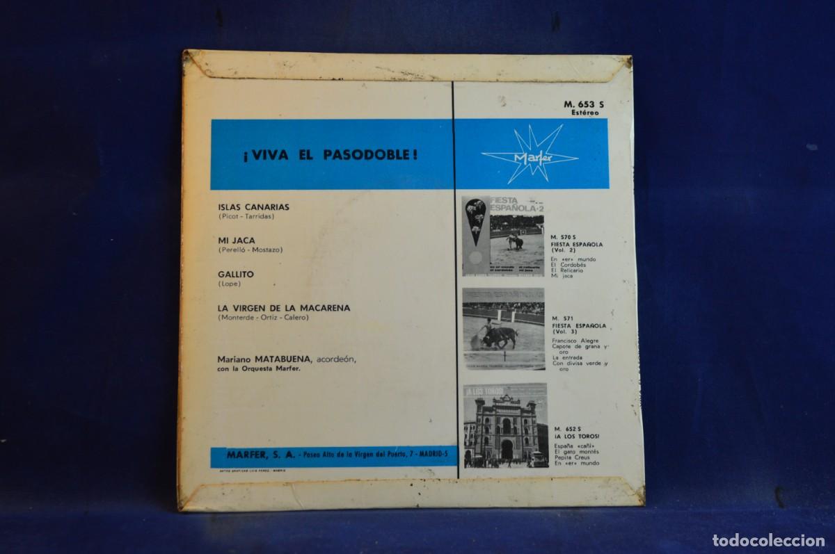Discos de vinilo: VIVA EL PASO DOBLE - ISLAS CANARIA - + 3 EP - Foto 2