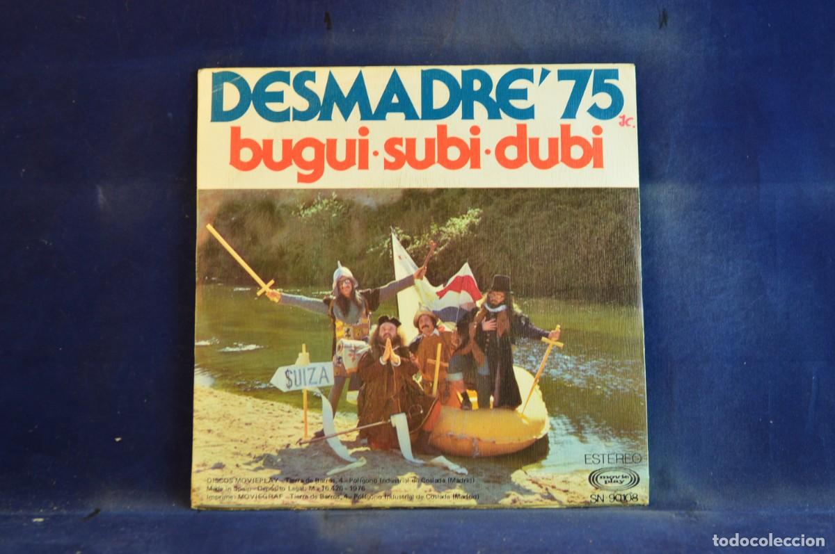 Discos de vinilo: DESMADRE 75 - BUGUI SUBI DUBI - VAMOS DE EXCURSION - SINGLE - Foto 2