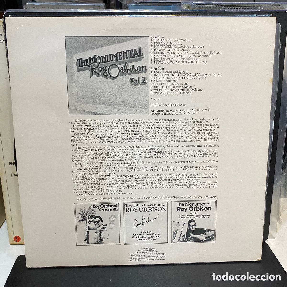 Discos de vinilo: Roy Orbison - The Monumental Roy Orbison Vol.2 (LP, Comp) - Foto 2